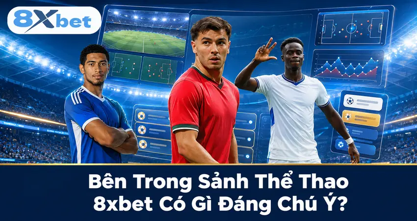 Bên Trong Sảnh Thể Thao 8xbet Có Gì Đáng Chú Ý?